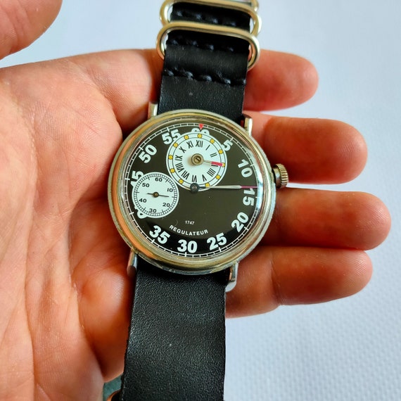 Rare Molnija REGULATOR, Vintage watch, mechanical… - image 7