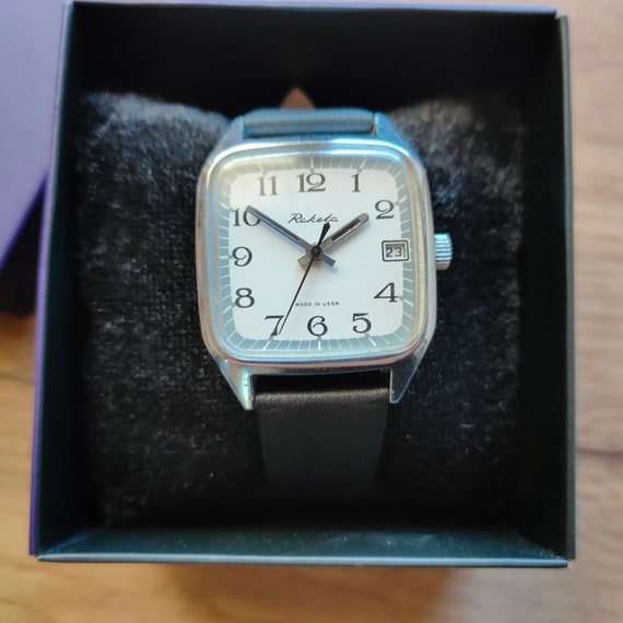 Soviet Watch RAKETA Square Watch Raketa Soviet Watch Vintage