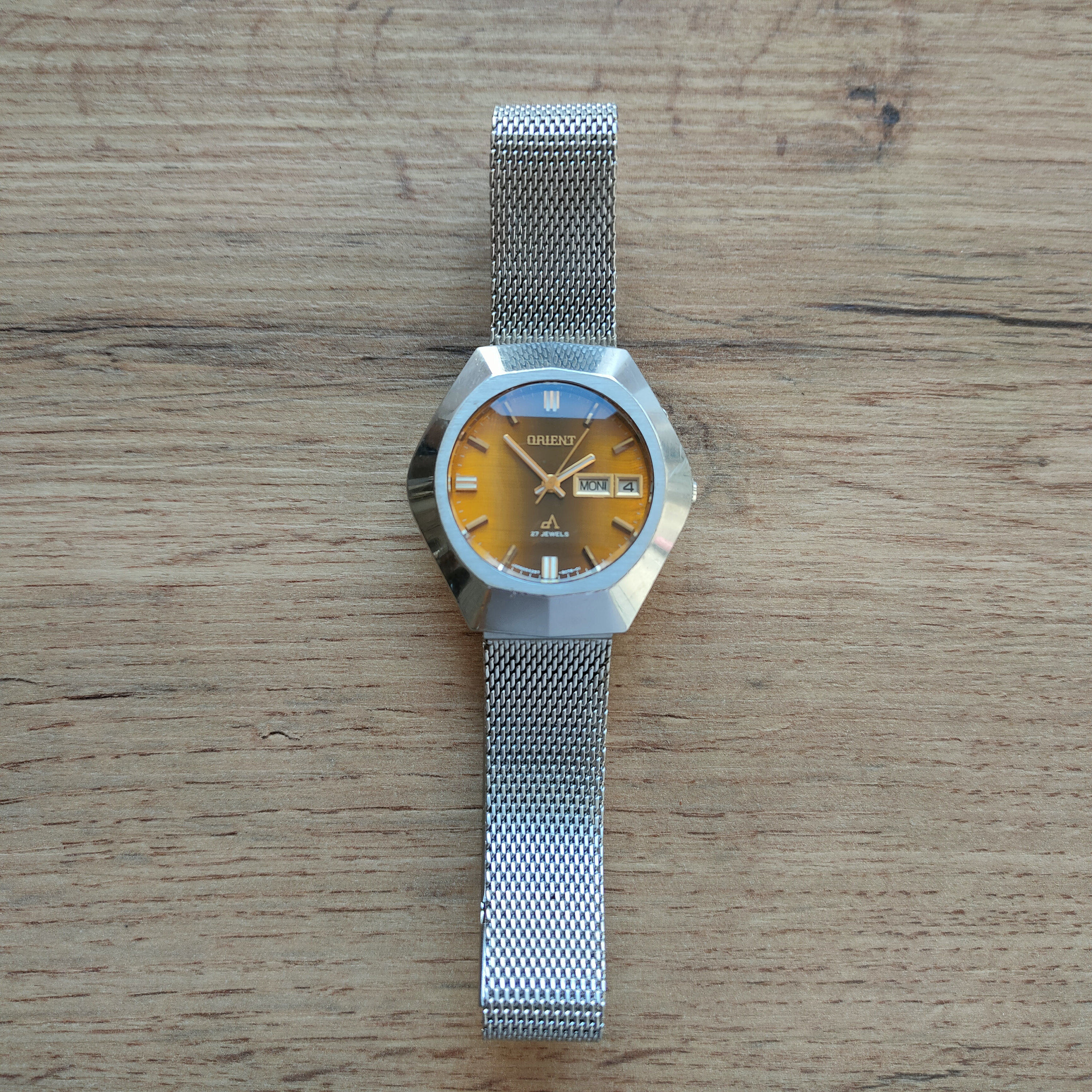 ORIENT 自動巻き腕時計 クロノエース メキシカン文字盤 ORIENT 自動巻き腕時計 クロノエース メキシカン文字盤