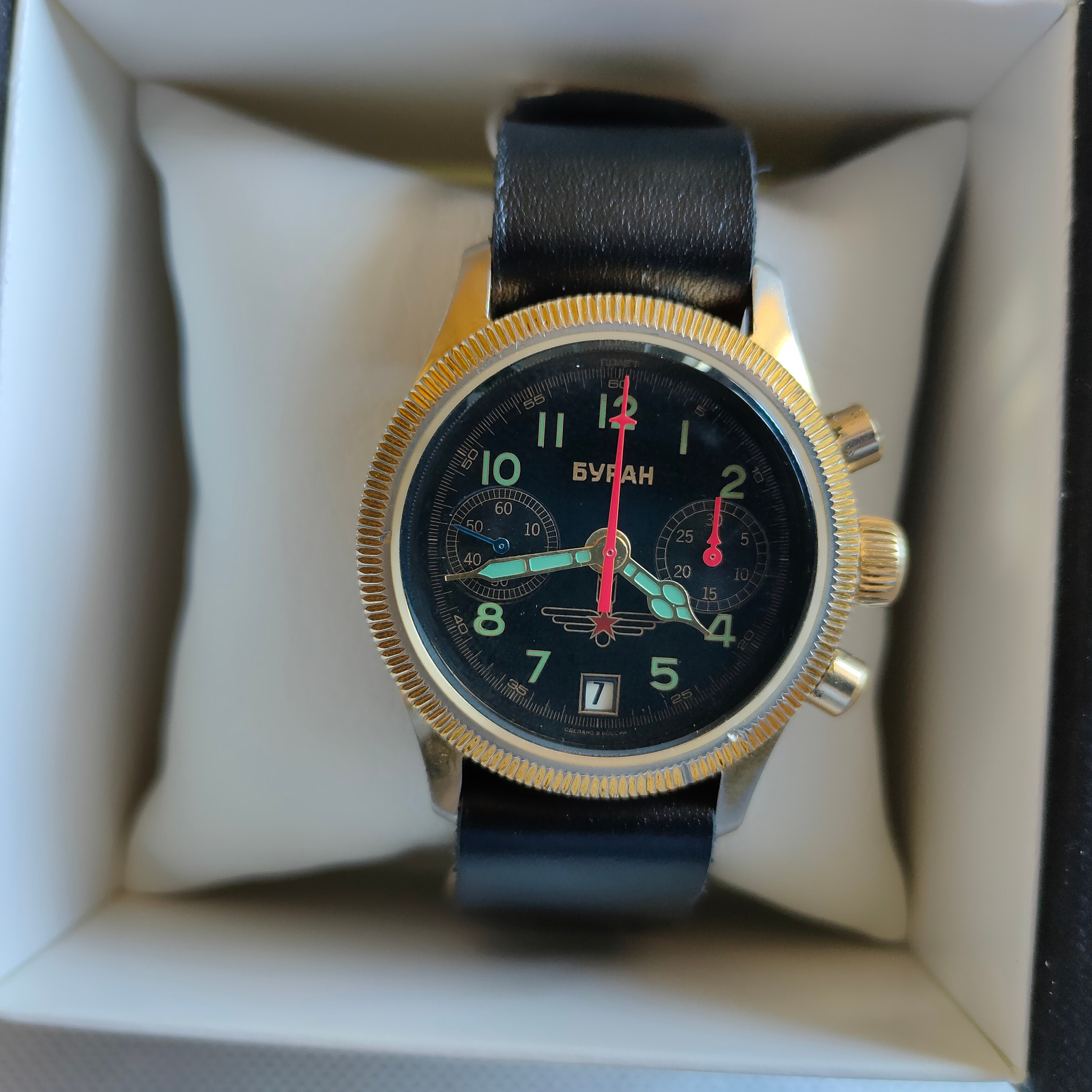 POLJOT Chronograph BURAN Watch Shturmanskie Watch Cal.3133 USSR Mechanical Pilot Army Mens Wristwatch Etsy UK