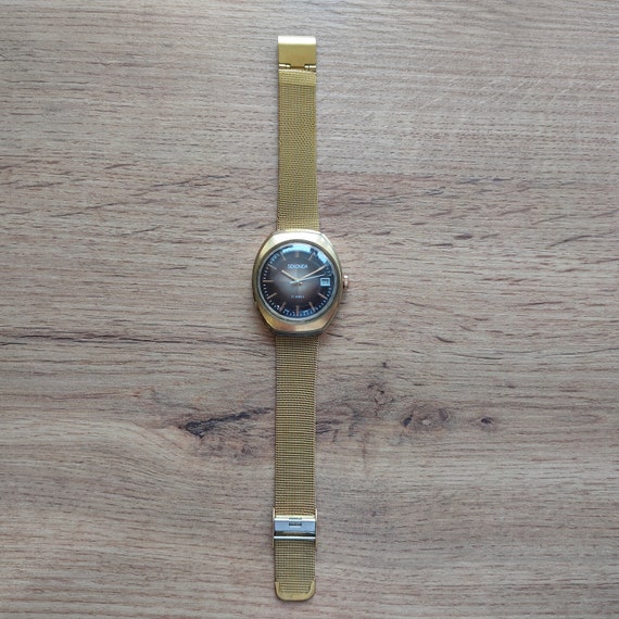 Sekonda vintage Soviet watch, brown watch, mechan… - image 6