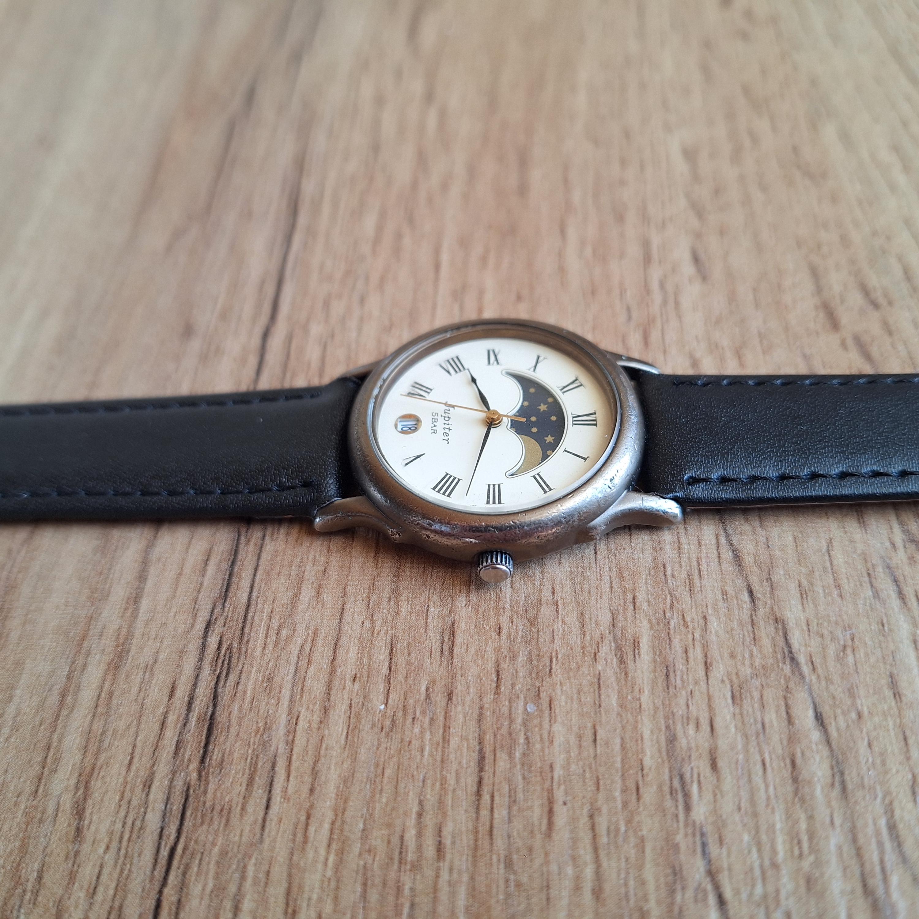 Orient Jupiter Watch With Moon Phases Calendar, Moon Watch