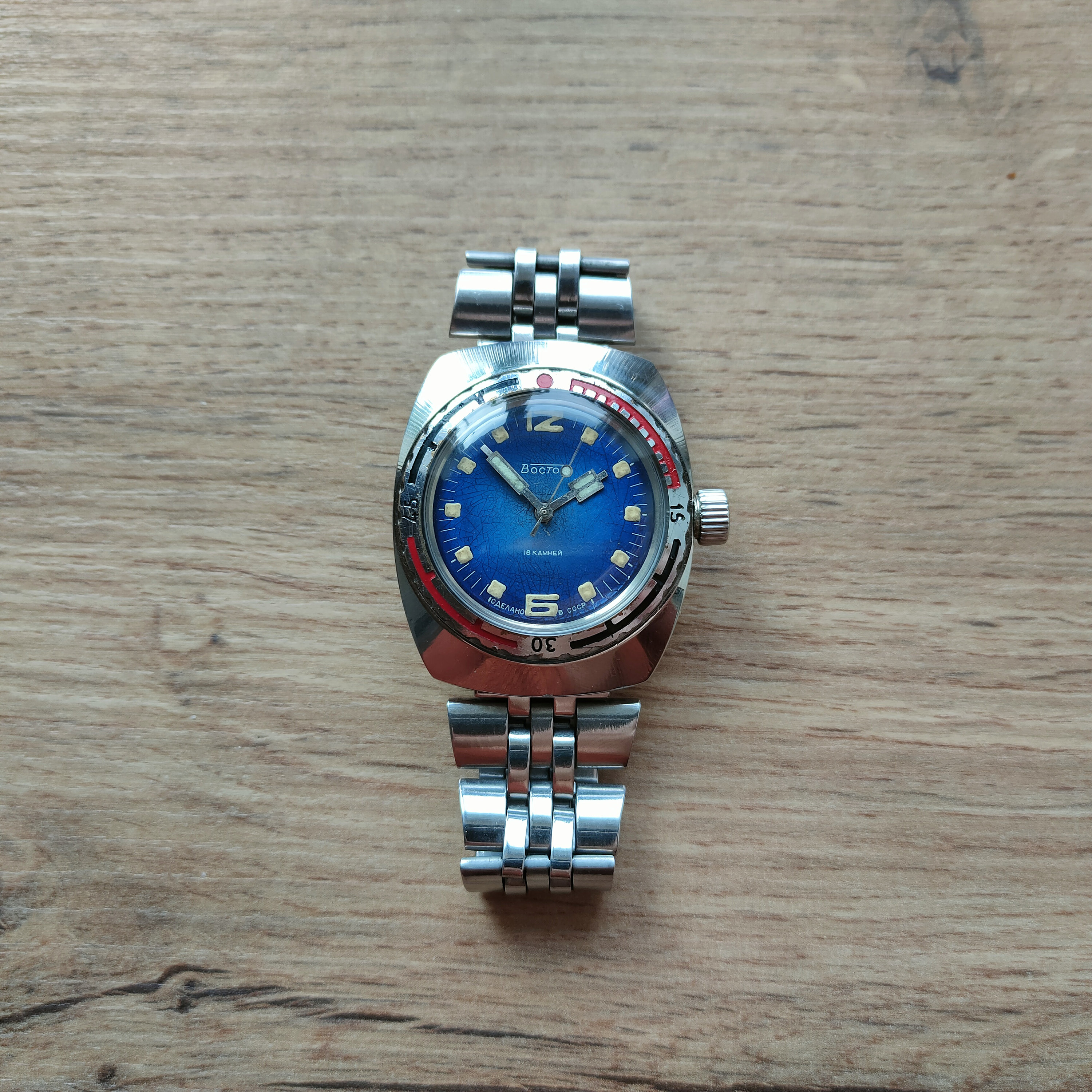 Vostok Wostok アンフィビアウォッチ、ダイバー腕時計、ヴィンテージ