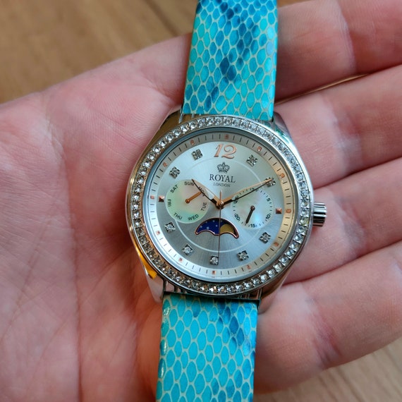 Royal London Moonphase watch, Quartz watch, Real … - image 1