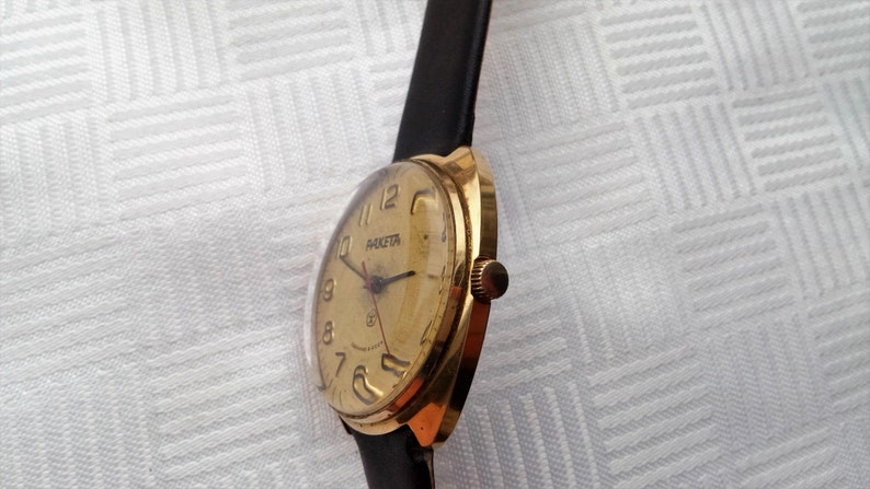 Raketa ROCKET watch, classic wristwatch, Original mens wrist watch, USSR watch image 3