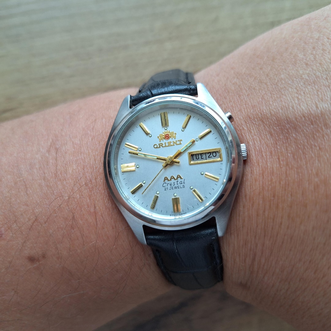 Vintage Orient Automatic Watch: 21 Jewel Stainless Steel, Japan
