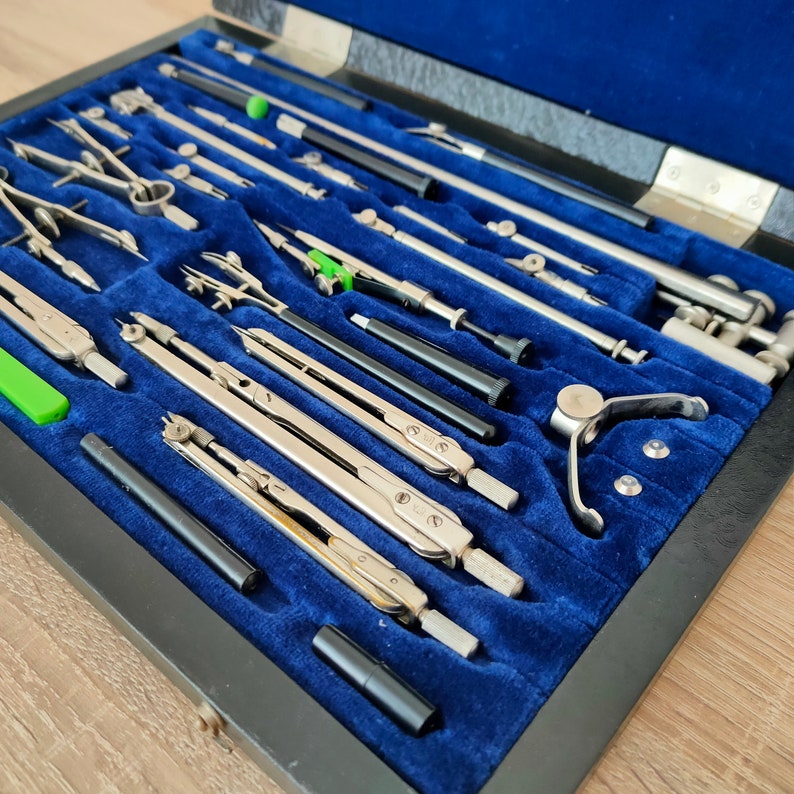 Professional Drawing Set Drafting tools Drafting Set Etsy