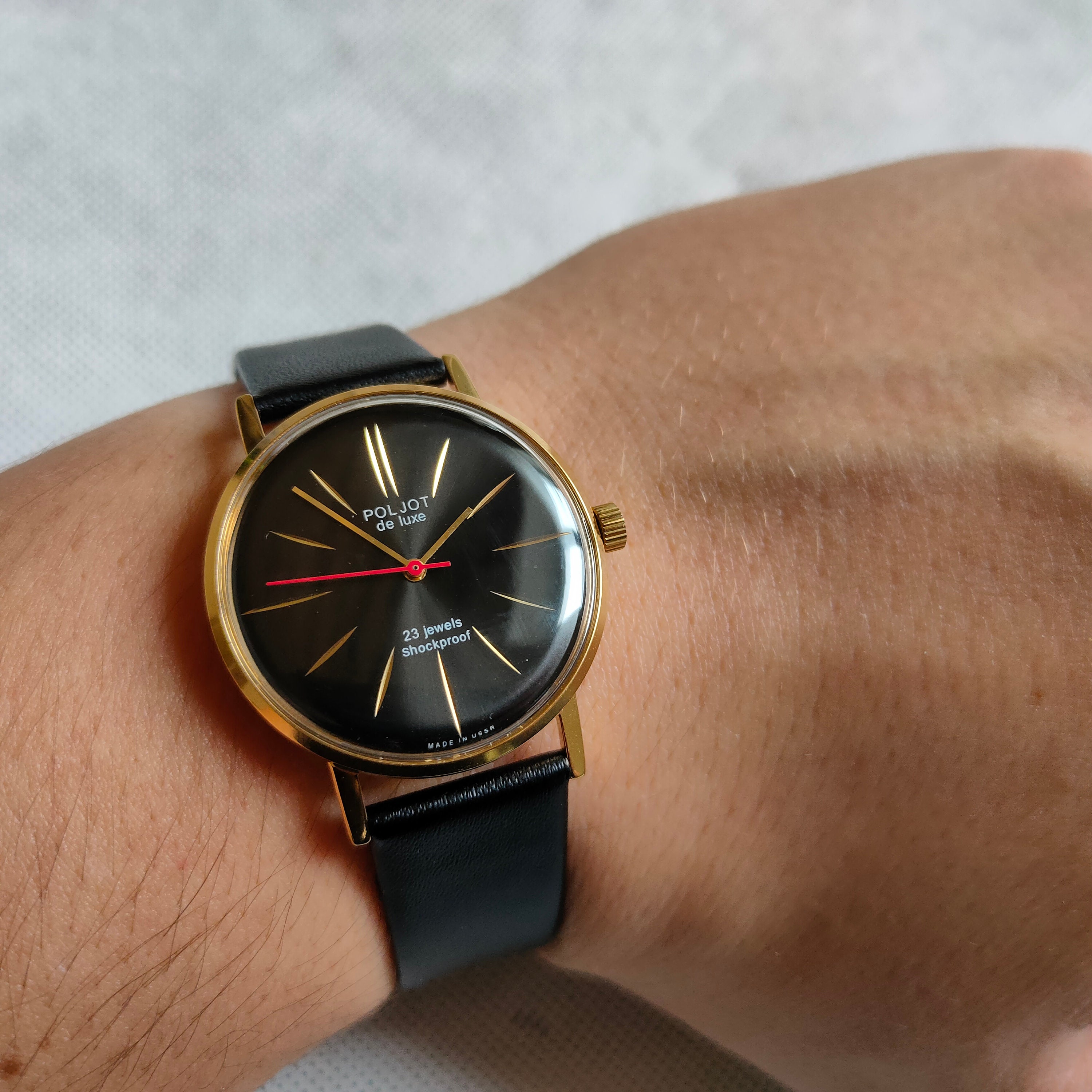 Vintage Watch Poljot, Poljot De Luxe, Ultra Rare Watch Vintage Watch Poljot, Poljot De Luxe, Ultra Rare Watch