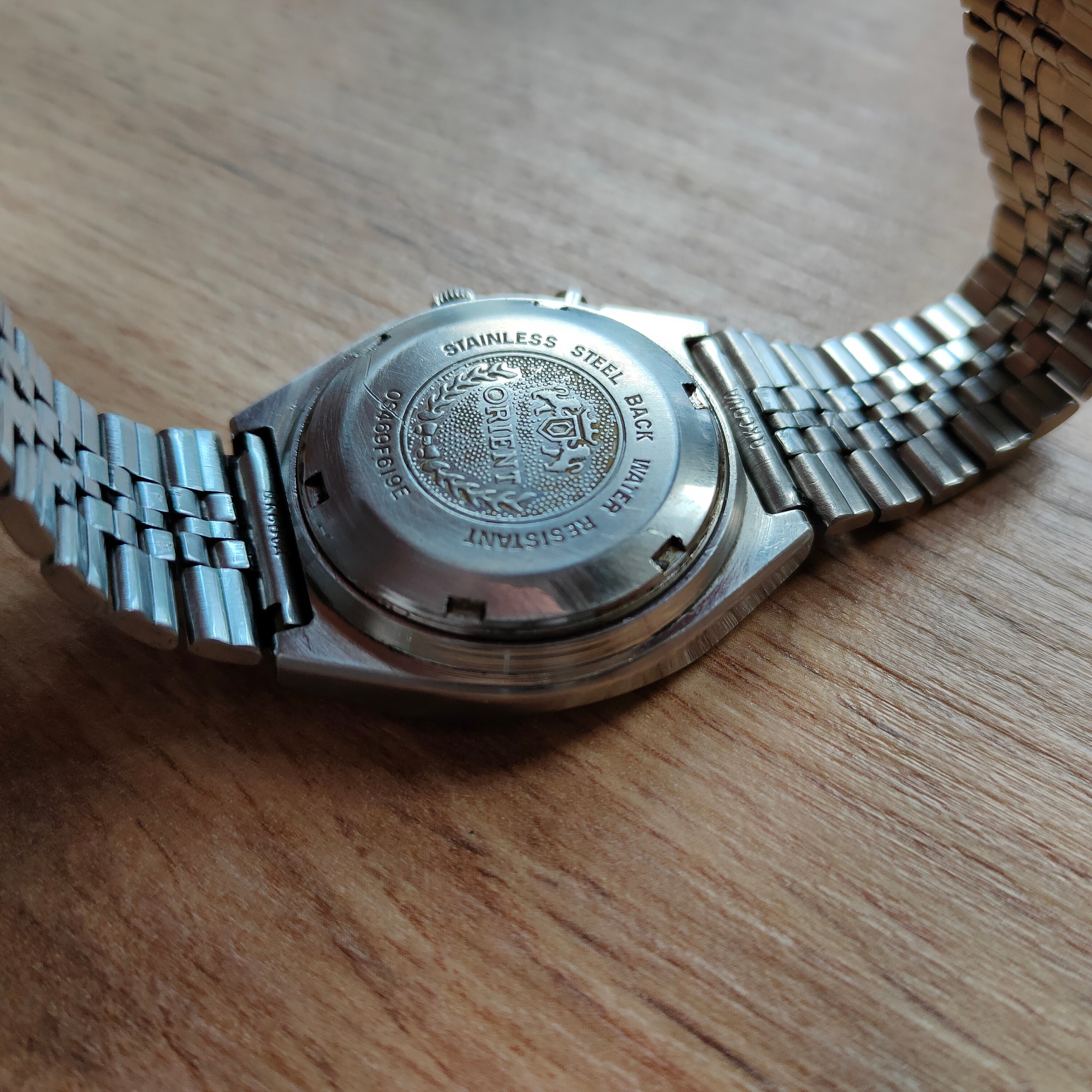 Reloj orient stainless steel back precio clearance