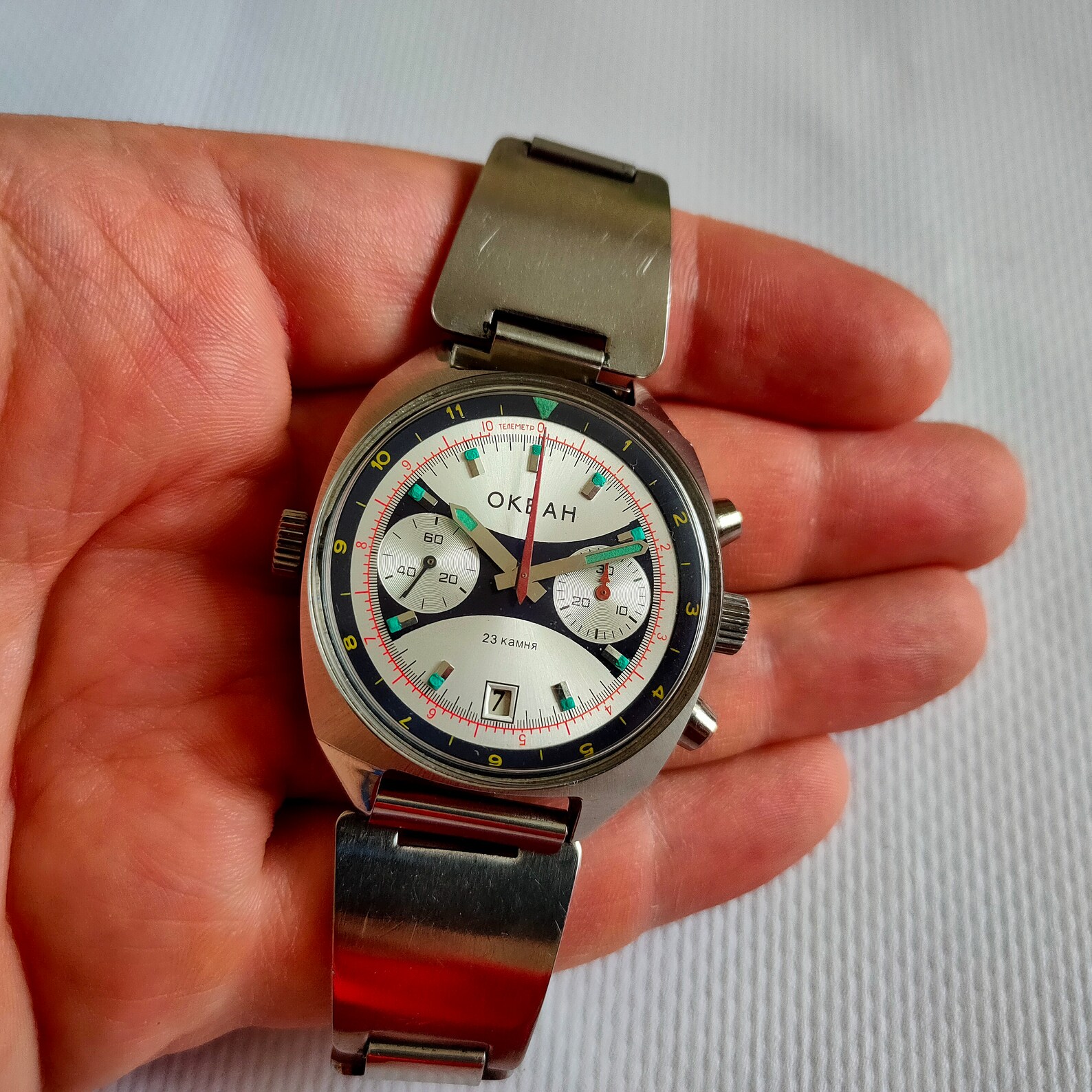 POLJOT Chronograph OKEAN watch poljot Sturmanskie poljot Etsy