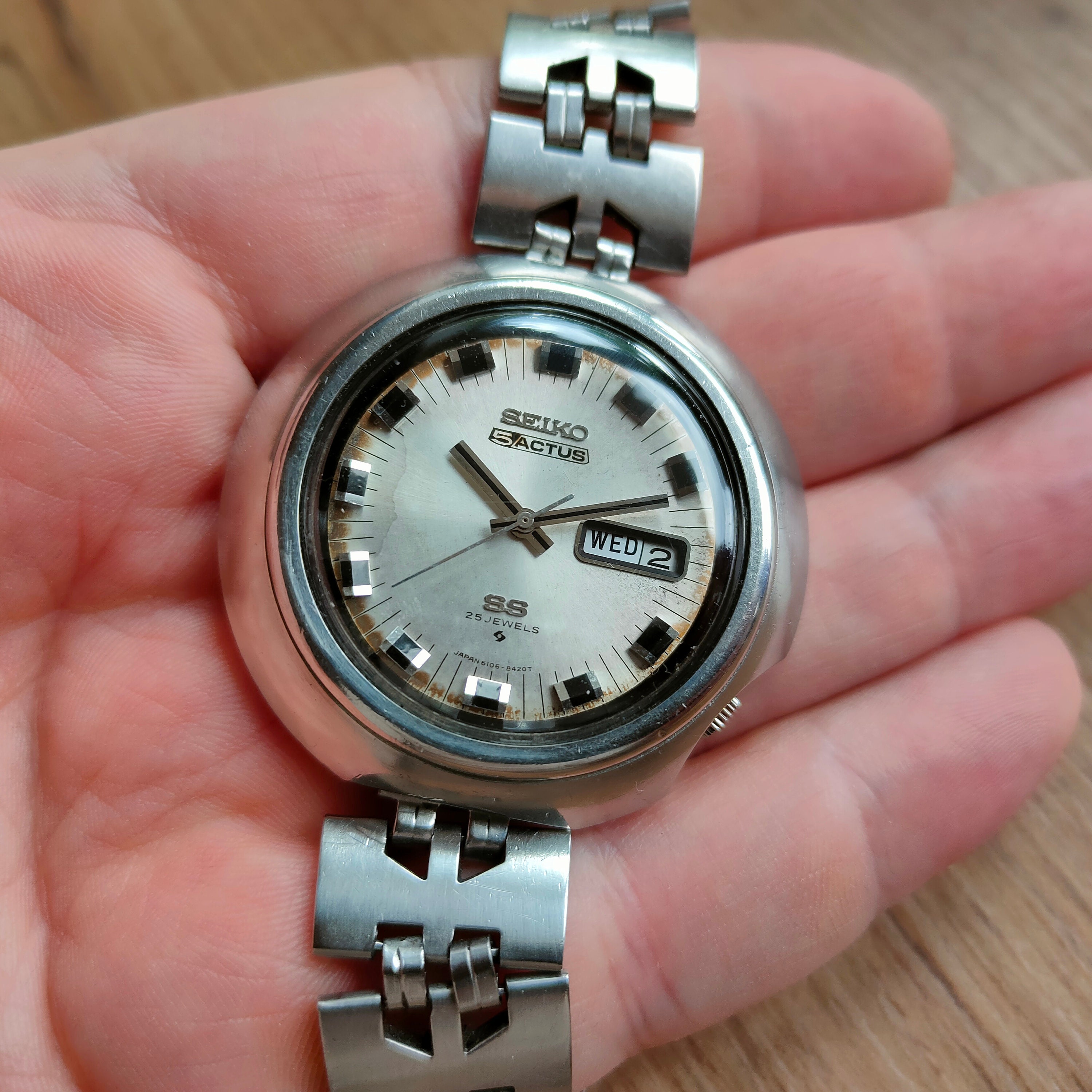 Ultra Rare SEIKO 5 ACTUS SS Ref. 6106-8410, Vintage Rare Japan Watch, Automatic Watch, Collectible Watch, 1969years, Seiko Ufo - Etsy Ultra Rare SEIKO 5 ACTUS SS Ref. 6106-8410, Vintage Rare Japan Watch, Automatic Watch, Collectible Watch, 1969years, Seiko Ufo - Etsy