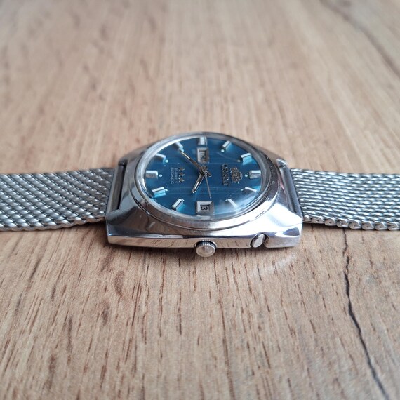 Ultra rare Orient Crystal watch with two-tone dia… - image 6