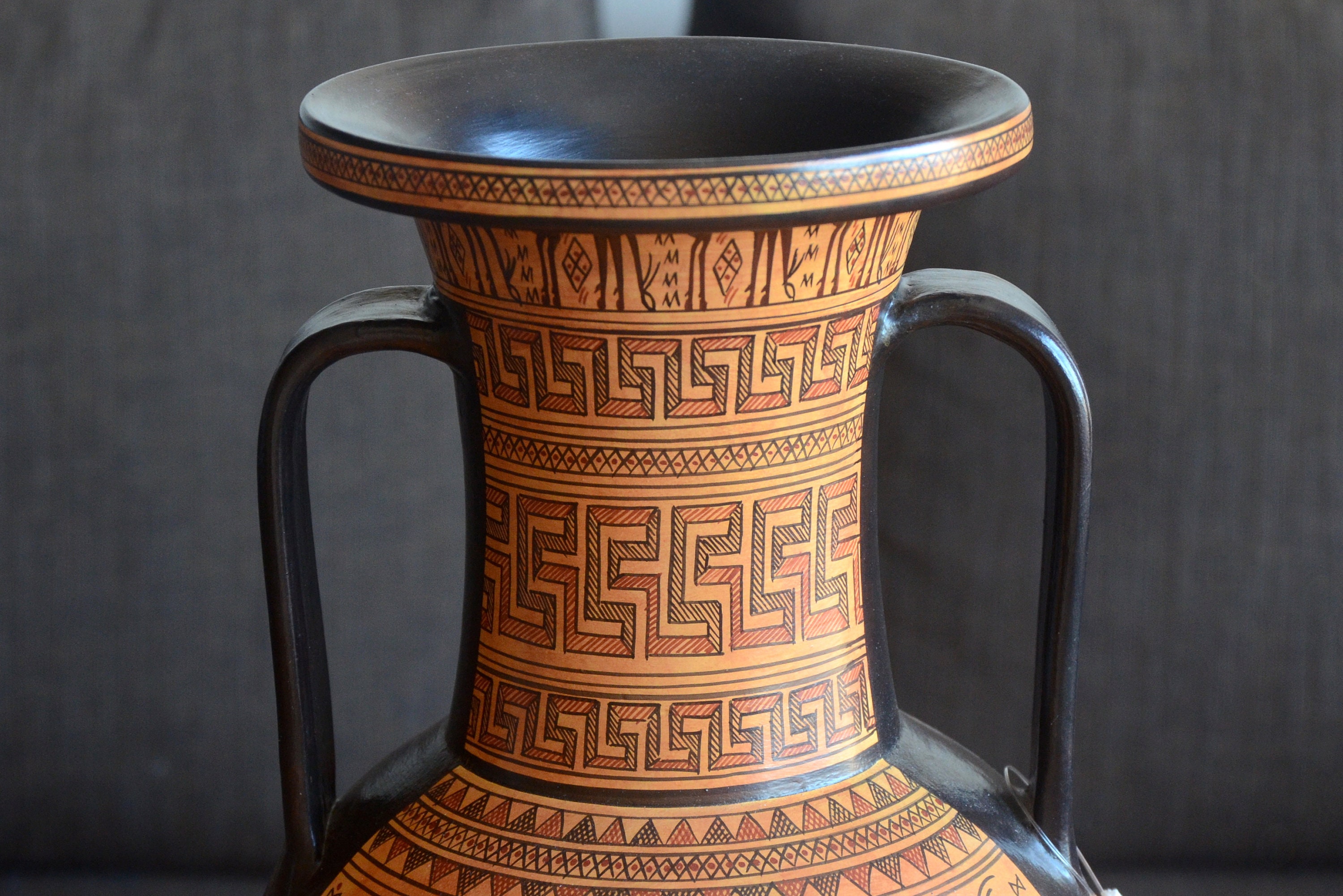 Ancient Greece Amphora Reproduction, Geometric Style Etsy Singapore