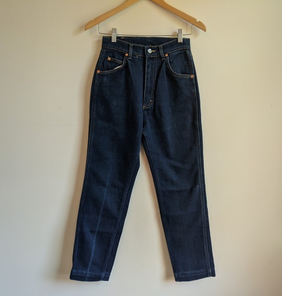 Vintage High Waisted Denim Lee, 26" waist, Made in