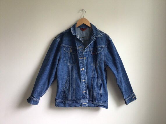 Vintage Ms Lees Denim Jacket, Made in USA, Size 11/12 - Gem