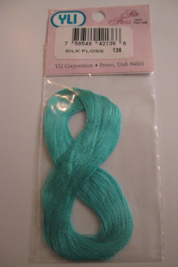 YLI 100/% Pure Silk Floss 6 Strand 5 Meters