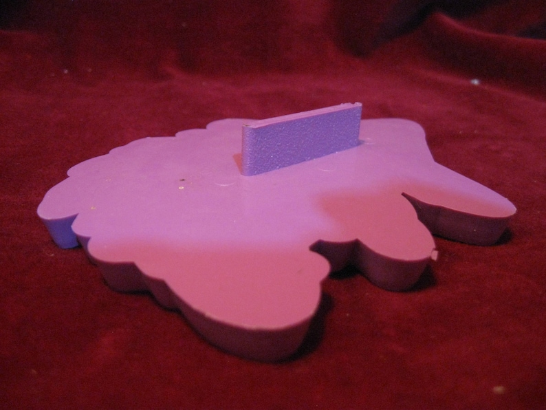 Purple Plastic Cookie Cutter Vintage 1983 Halloween Treats WITCH COOKIE CUTTER 4.5 Hallmark Cards Fall Autumn October Holiday Baking 1116