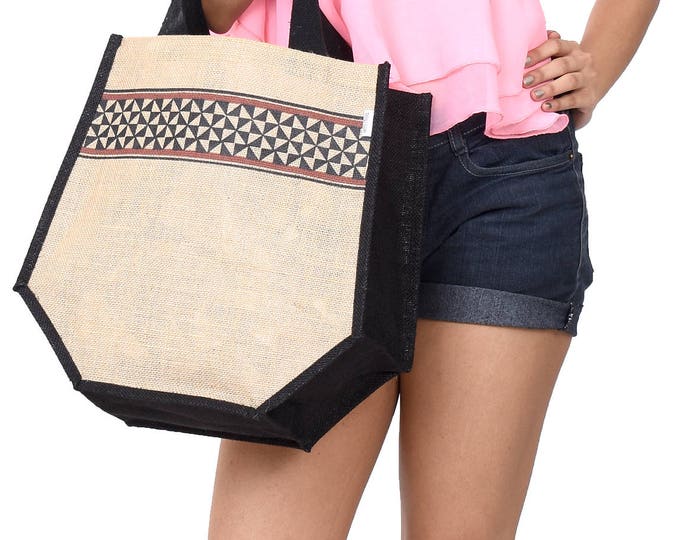ZAK Jute Tote Bag