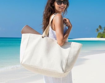 RONGO Extra Large WHITE Beach Bag