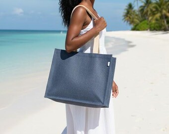 HAQIBA Large Jute Shopping Bag