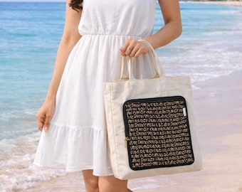 HAU Canvas Foldable Tote Bag