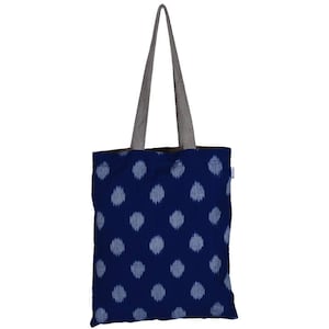 SANCHI Handloom Reversible Cotton Tote Bag