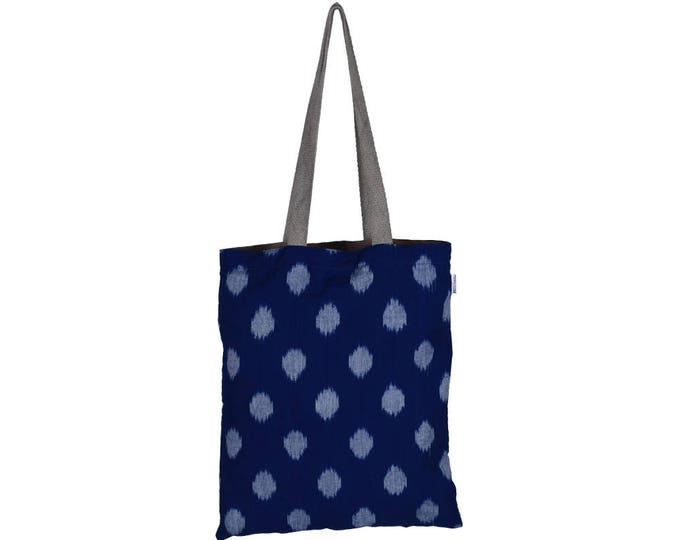 SANCHI Handloom Reversible Cotton Tote Bag