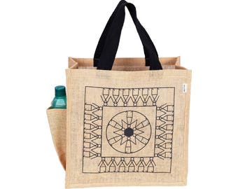 THUMBA Jute Tote Bag