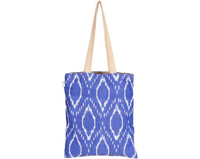 JOLA Handloom Reversible Cotton Tote Bag