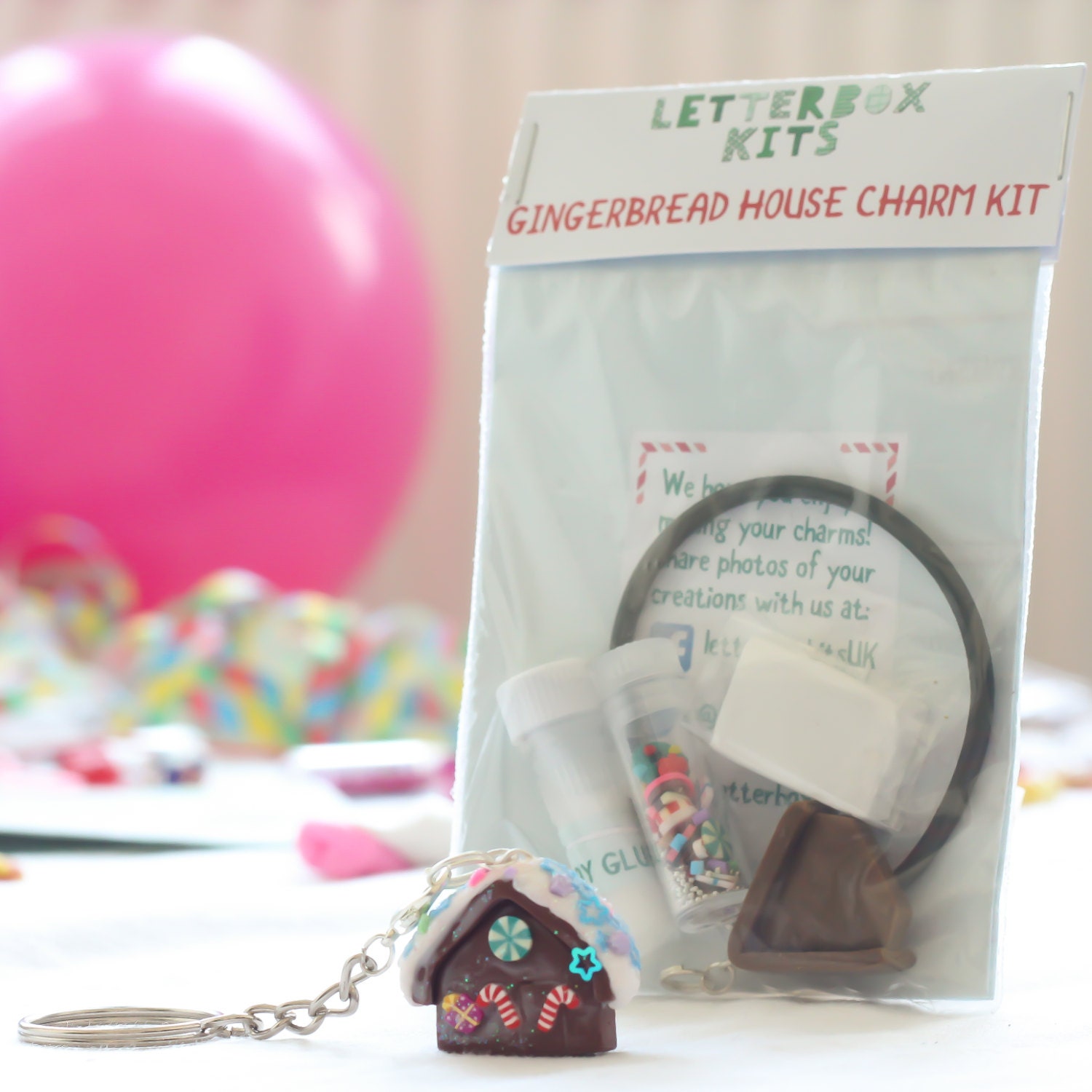 Mini Christmas Decoration Making Kit Gingerbread House Craft Kit Party ...
