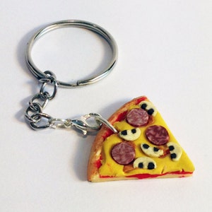 Mini Jewellery Making Kit Pizza Necklace Kit Party Bag Filler DIY Craft Kit image 1