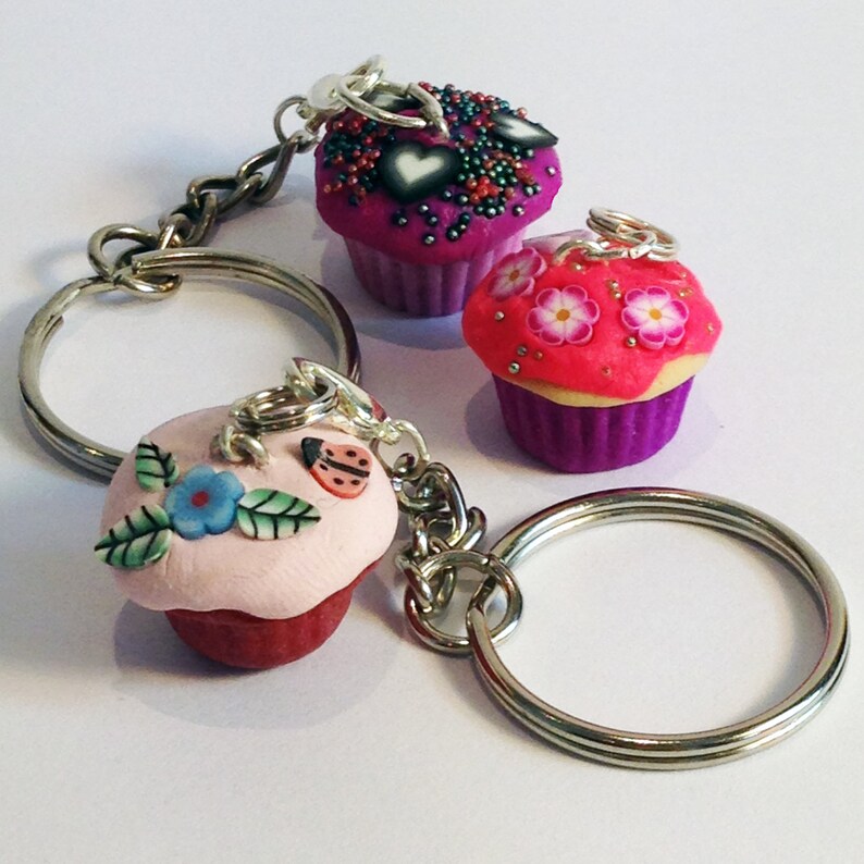 Mini Jewellery Making Kit Cupcake Necklace Kit Party Bag Filler DIY Craft Kit image 1