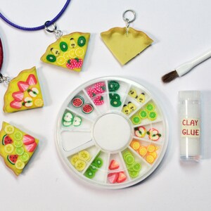 Fruit Tart Jewellery Making Kit Kids Craft Kit DIY Craft Kit image 3