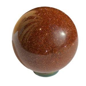 Gold stone sphere