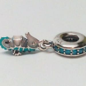 Pandora, Jewelry, Pandora Snake Bracelet W Underwater Sea Mermaid Theme  Emerald Charms Jewelry