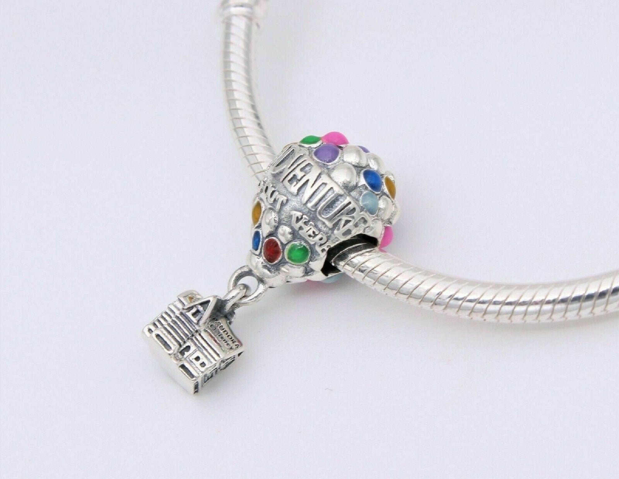 Pandora Snake Chain Bracelet Charms Beads Dangles / UP Etsy