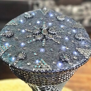 FRI FRAKT! Militärhatt "Crowning Glory" i gunmetal. Burning Man-hatt. Kaptenshatt. bild 4