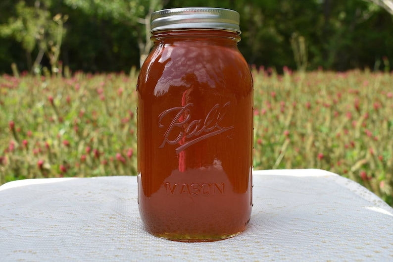 Raw Wildflower Honey Quart Etsy