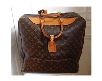 LOUIS VUITTON Travel bag, Vuitton Coated Canvas Evasion model bag, Bag for Her or Him.