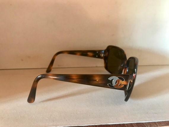 CHANEL Sunglasses; brown REF 5101; Vintage 80s. - image 5