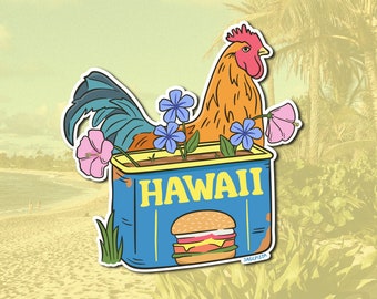 Hawaii Sticker - Hydroflask Sticker - Die Cut Sticker - Cute Sticker