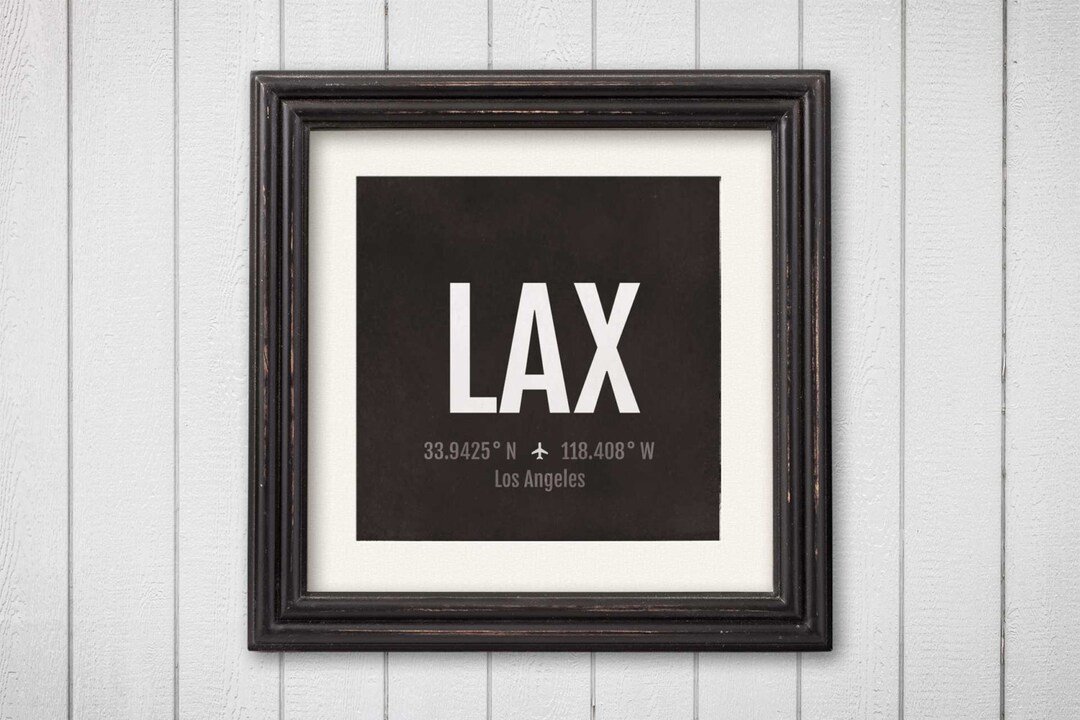 Los Angeles LA Airport Code Print LAX Aviation Art Etsy los-angeles-la-airport-code-print-lax-aviation-art-etsy