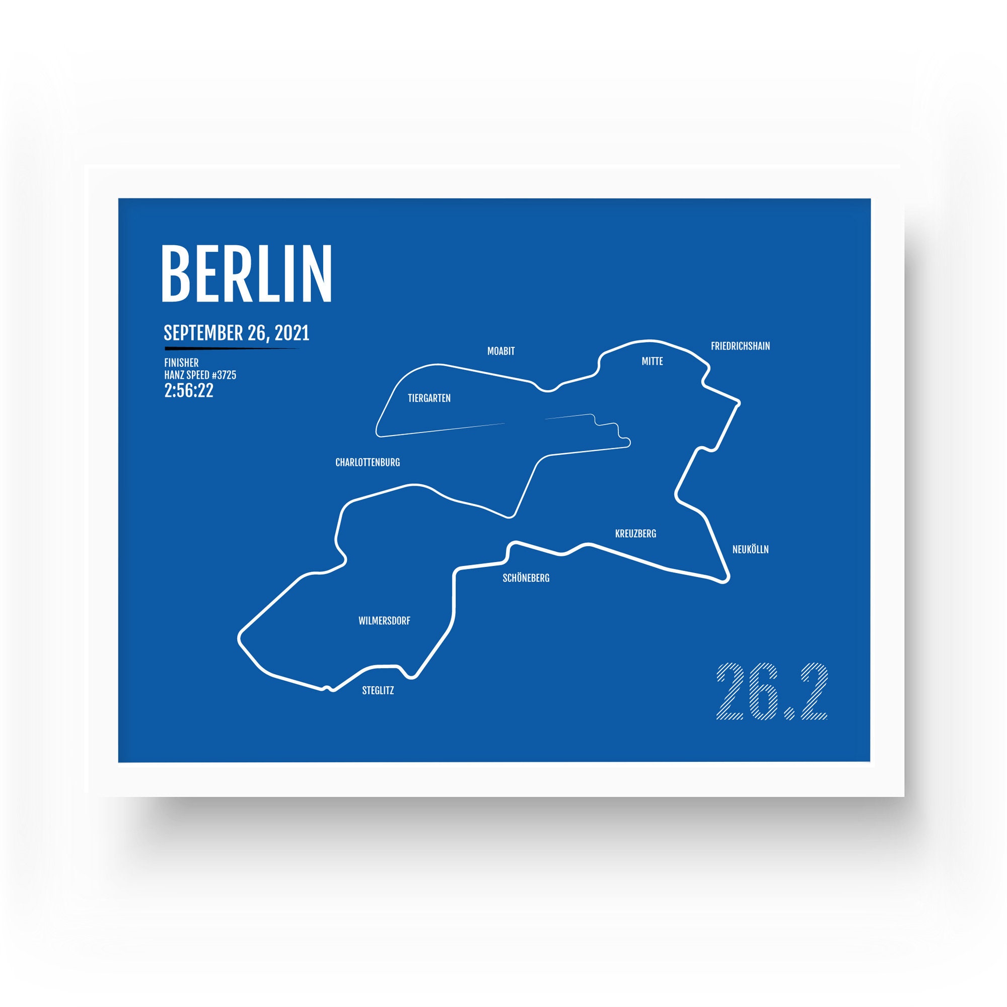 Berlin Marathon Print Personalized for ANY Year Marathon