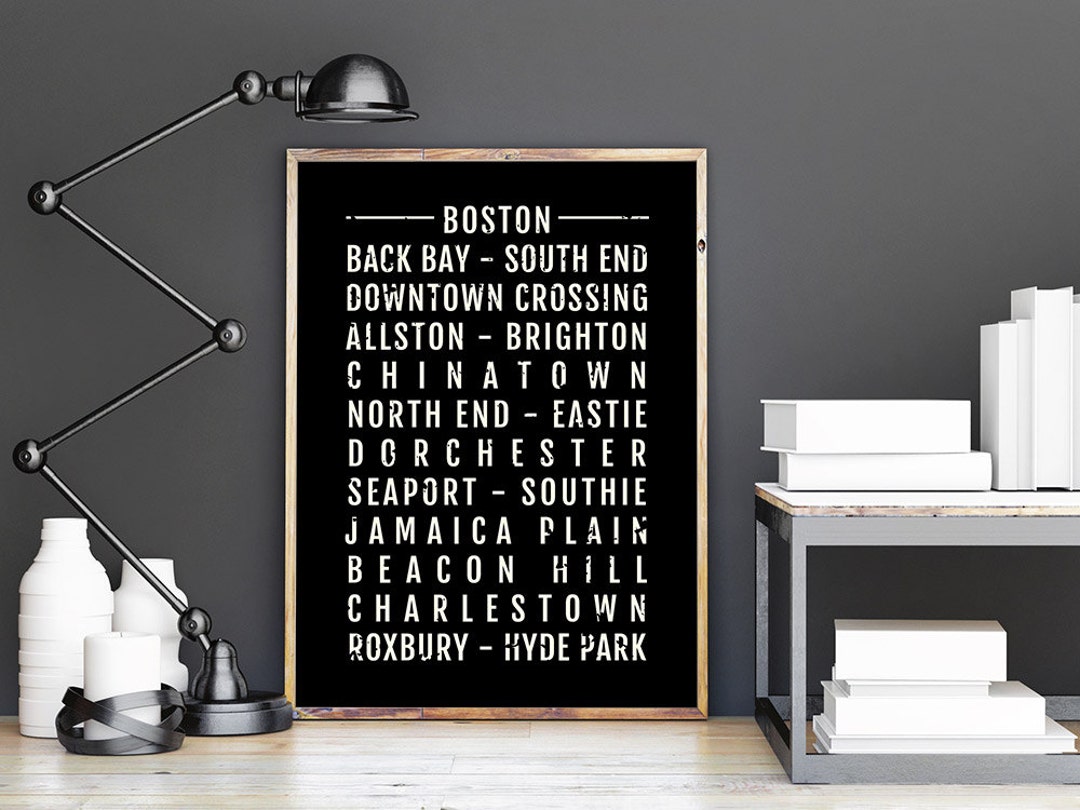 Boston Celtics Subway Poster – Sproutjam