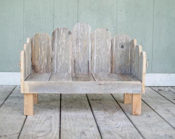 Photography Prop Bed, Newborn, Rustic, Country, Daybed, Bench,