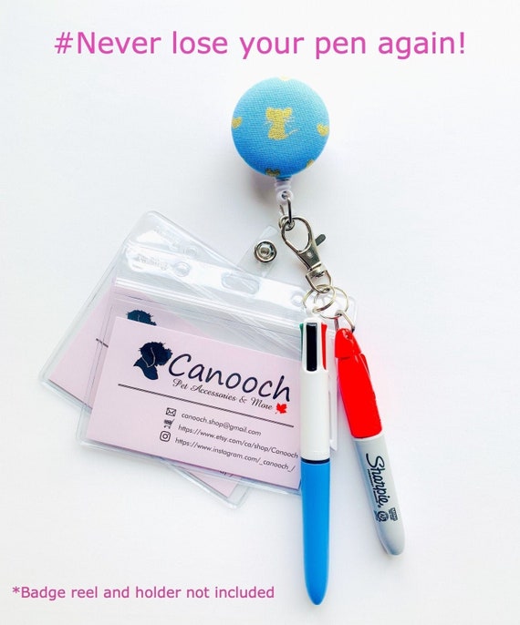Mini BIC 4-colour Pen/ Mini Set for ID Badge/ Mini Multi Colour Pen/ Mini  Sharpie/ Mini Highlighter/ Lanyard Mini Pen/ Badge Reel Accessory -   Canada
