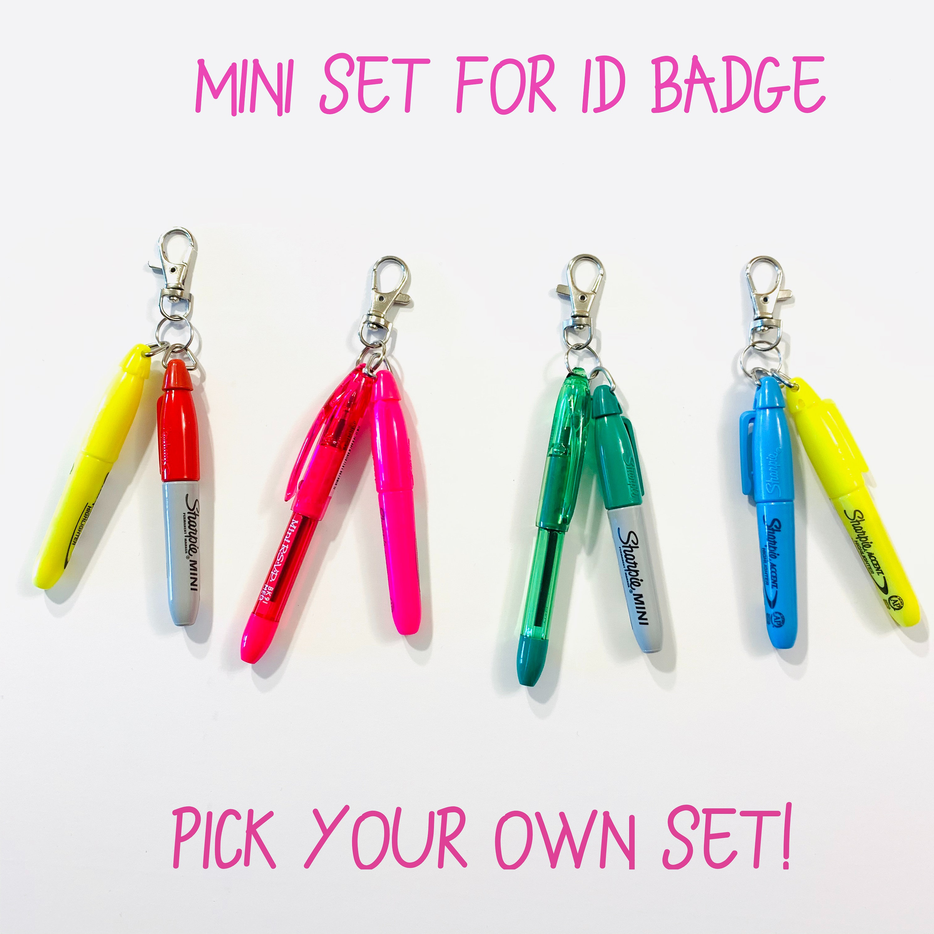 6 PCS Retractable Pen Holders With Lobster Clasp - Silicone Pen Clips For Badge Reels & Lanyards, Multi-Color - View #11