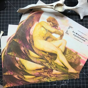 Risographie Kink de Lucifer basée sur « L'ange déchu »
