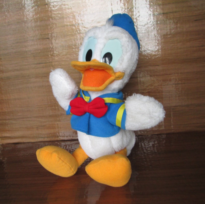 vintage donald duck stuffed animal