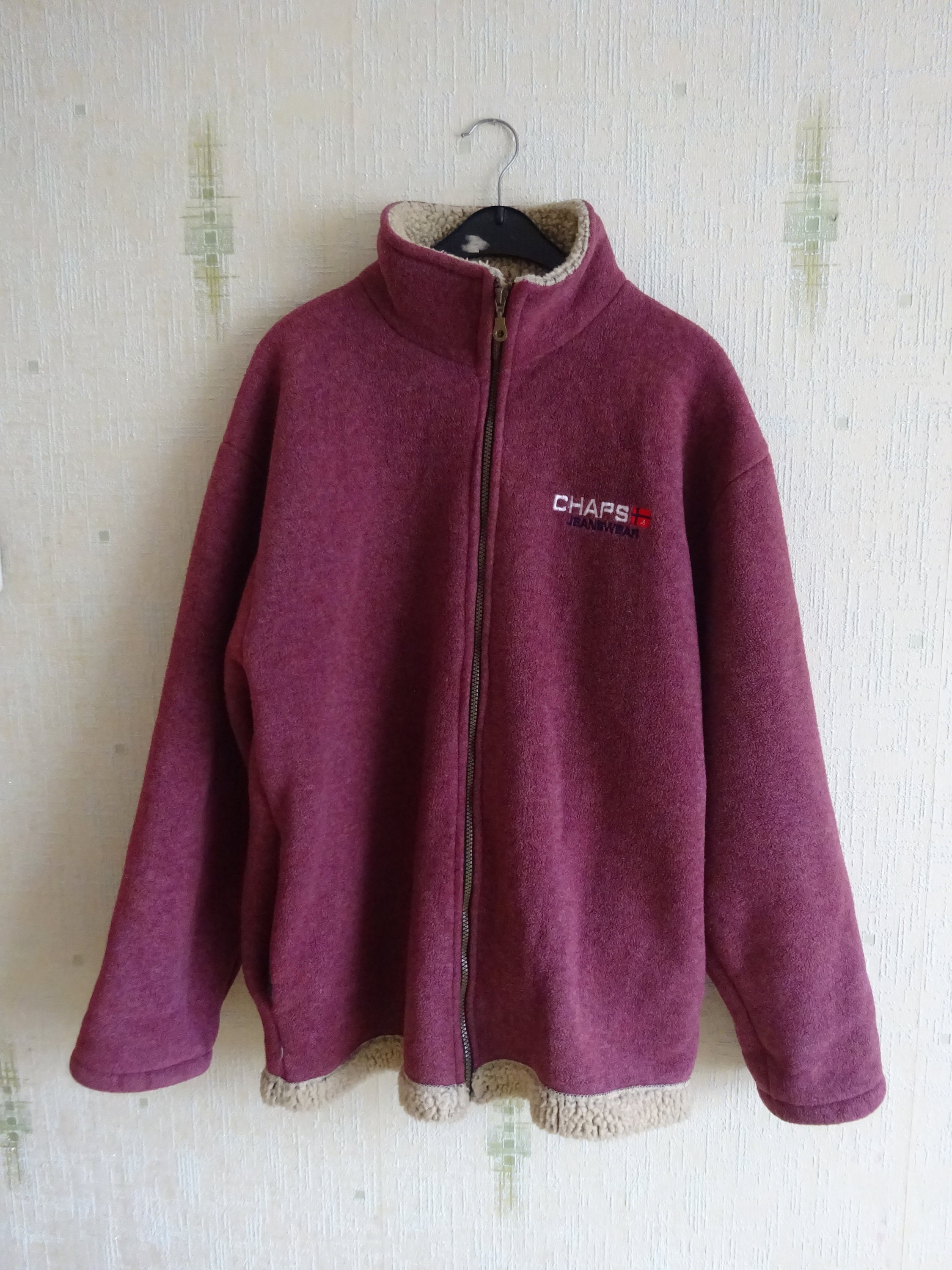 chaps fleece jacket